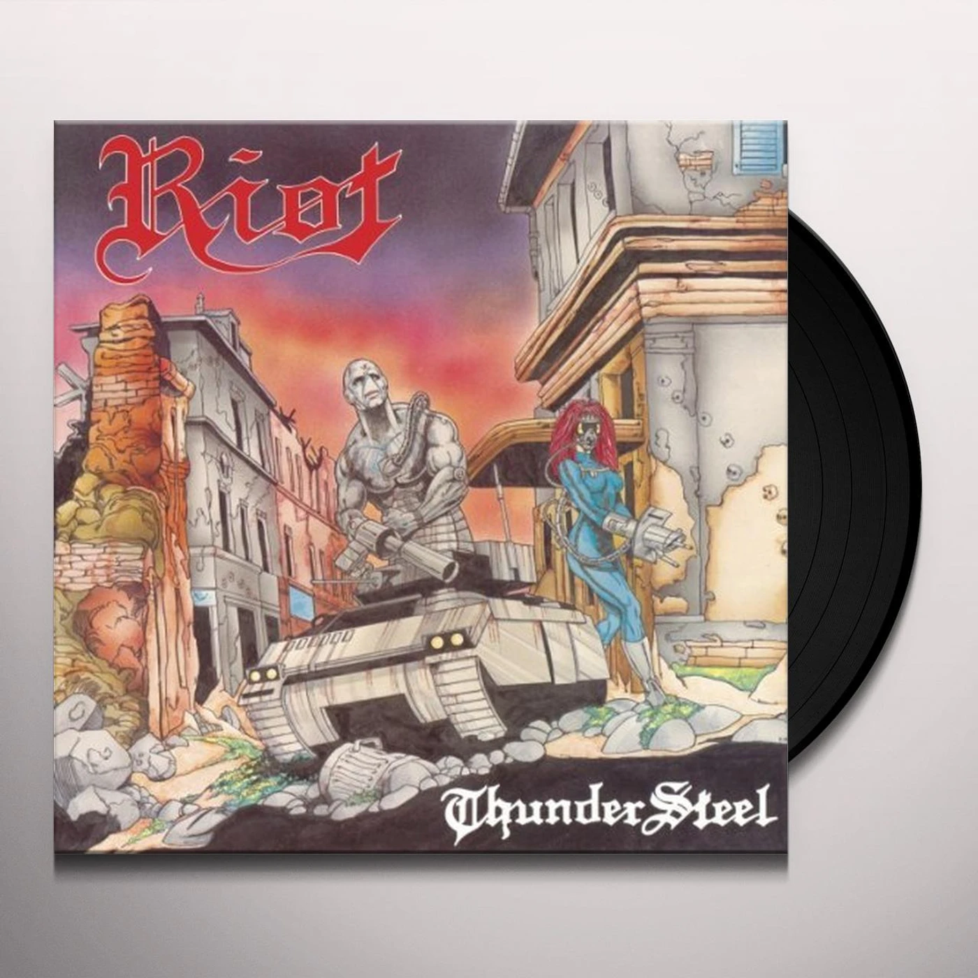 Riot THUNDERSTEEL / PRIVILEDGE OF POWER Vinyl Record