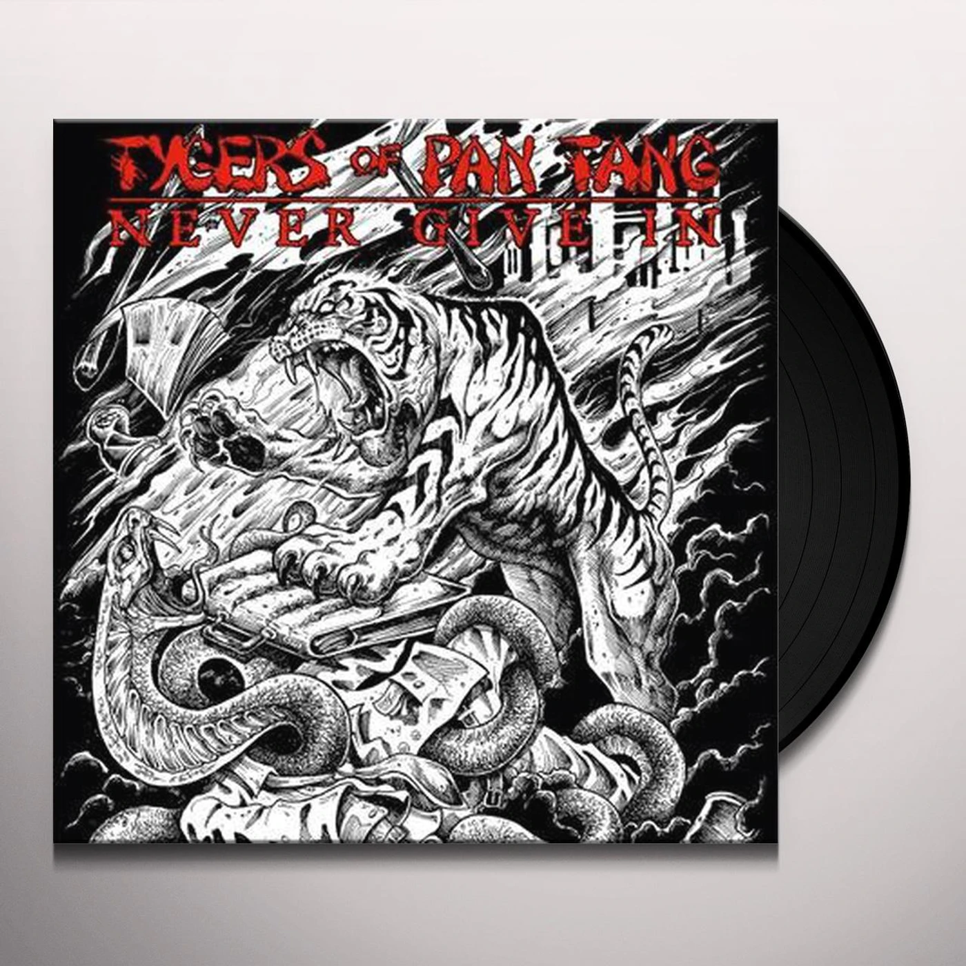 Tygers Of Pan Tang Never Give In Vinyl Record