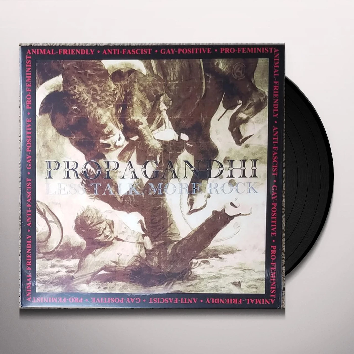 Propagandhi LESS TALK MORE ROCK Vinyl Record